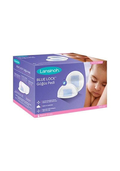 Lansinoh Blue Lock Göğüs Pedi, 100'lü Paket Tyc00355672293
