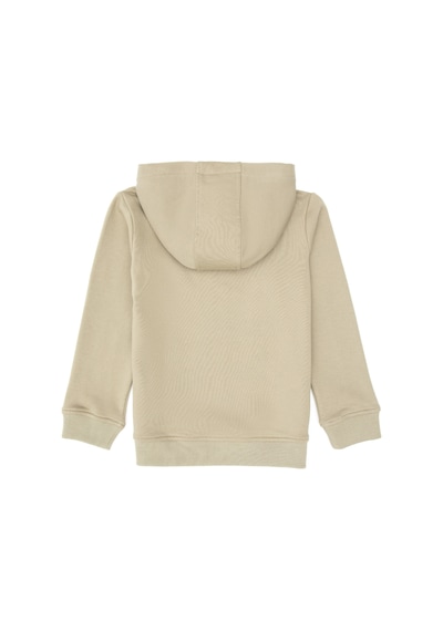 U.S. Polo Assn. Kız Çocuk Açık Haki Payet İşlemeli Kapüşonlu Basic Sweatshirt 50314312-VR183
