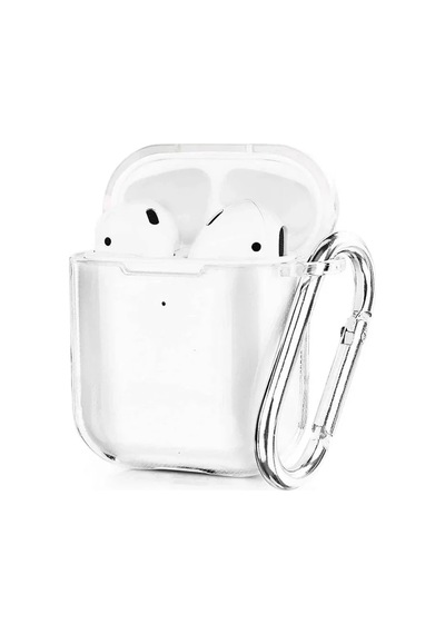 Newface Apple Uyumlu AirPods 2 2.nesil Hang Kılıf - Şeffaf Kapaklı Kılıf