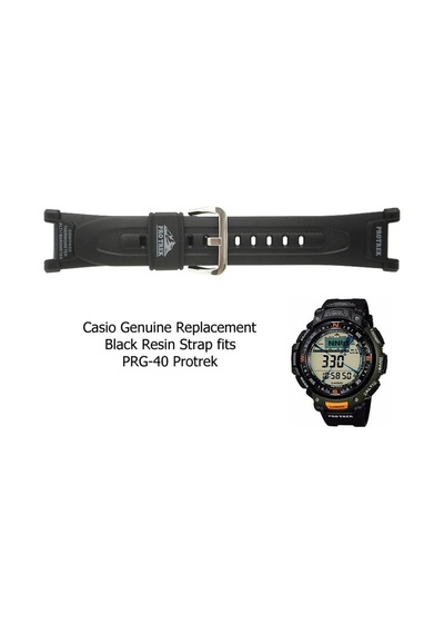 Casio Protrek Prg-240 Prg-40 Siyah Orijinal Silikon Saat Kayışı Çok Renkli