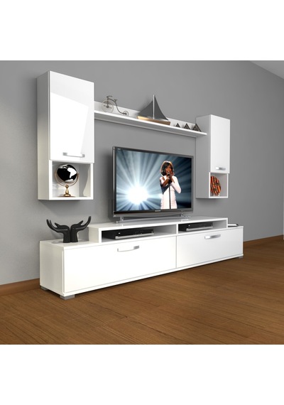 Decoraktiv Ekoflex 5da Slm Tv Ünitesi Tv Sehpası Beyaz