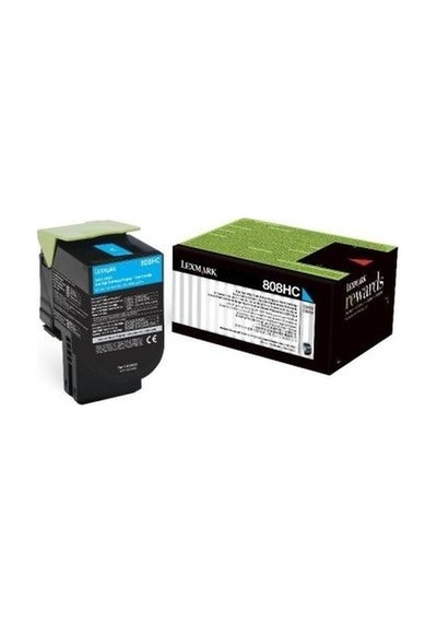 Lexmark 80C8Hce Mavi Toner Cx410 / Cx510