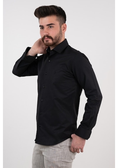 Apartro Slimfit Gömlek Gri