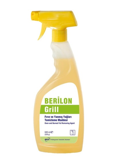 Deniz Berilon Fırın Ve Izgara Yanmış Yağ Temizleyici / Yağ Sökücü - 500 Ml. - Sprey Tekli