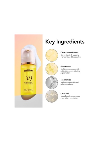 Bright 30 Seconds Quick Bubble Maske