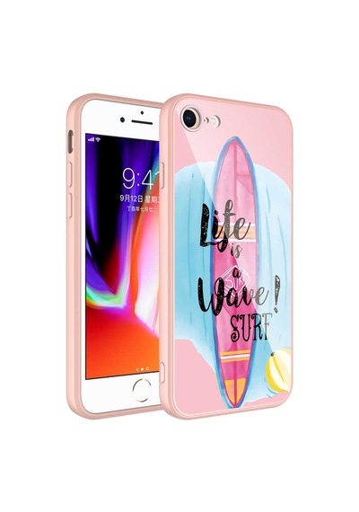 Apple iPhone Uyumlu 7 Kılıf Kamera Korumalı Desenli Sert Silikon Klfs Epoksi Kapak - No10 No10