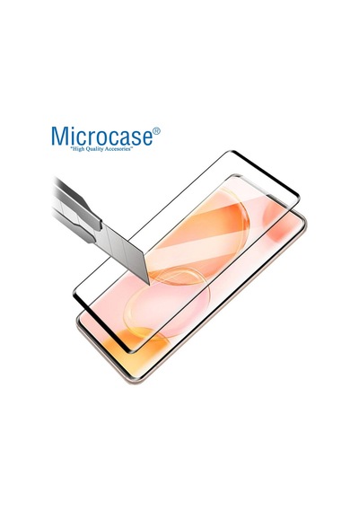 Xiaomi Civi 3D Curved Tam Kaplayan Tempered Cam Koruma - Siyah