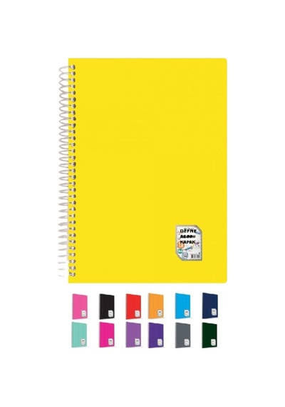 A5 P.p. Kapak Telli Defter Kareli