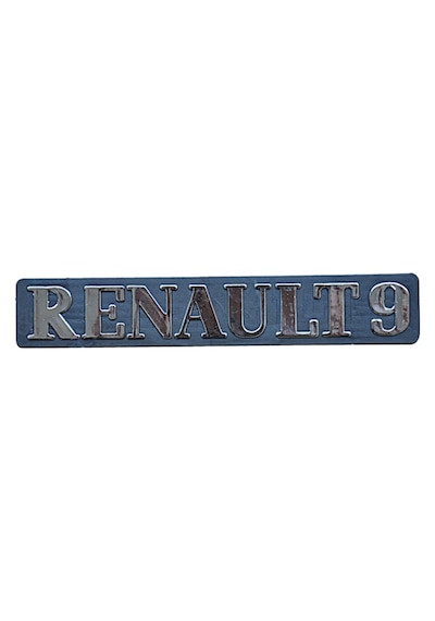Renault 9 R9 504598074 Eski Model Bagaj Yazısı