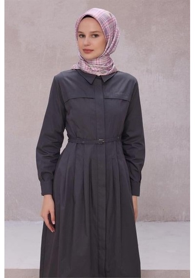 Belli Tivil Saf İpek Eşarp 4218 - 35 Lila Ekose Desen Mor
