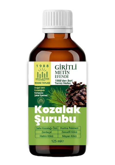 Giritli Metin Efendi Kozak Yaylası Vakfı 3x125 Ml Kozalak Şurubu