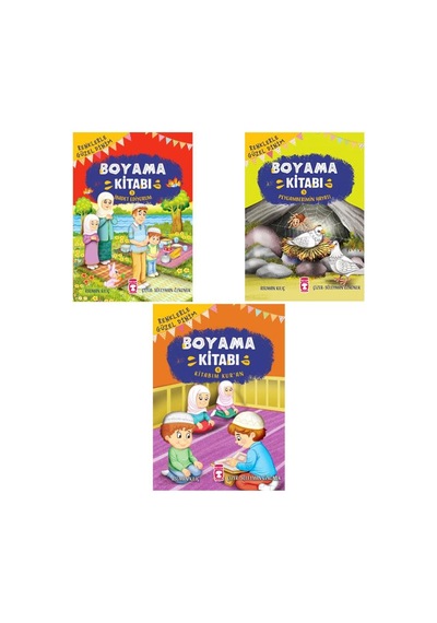 '+5 Yaş Renklerle Güzel Dinim Boyama Kitabı (Timaş Çocuk)