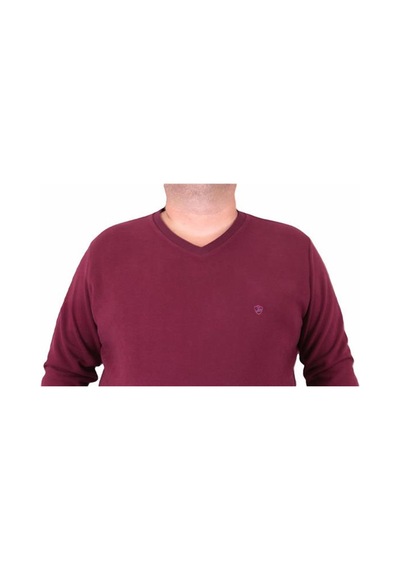 Starbattal Büyük Beden Selanik V Yaka Classic Sweat 23201 Murdum-Murdum