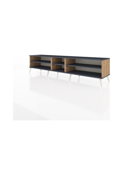 Hyperion Tv Ünitesi 3 Raflı 220x44x51 Çam-antrasit Antrasıt/antrasıt - Atlas Çam Hyperion Tv Ünitesi 3 Raflı 220x44x51 Çam-antrasit Antrasıt/antrasıt - Atlas Çam