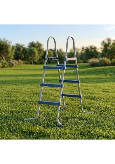 3 Basamaklı Yer Üstü Havuz Merdiveni 90cm 29r144