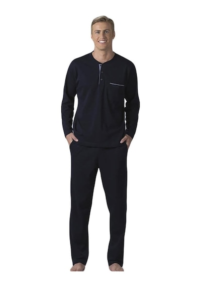 Pierre Cardin Erkek Pijama Takımı 5454 Lacivert
