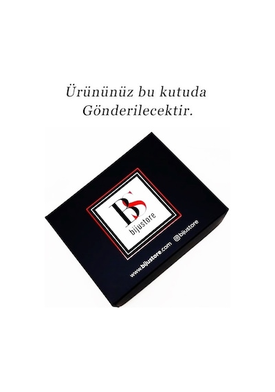 Mavi Renk Kadife Choker Kolye N11.29605 Kahverengi