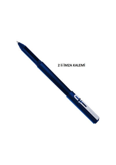 Liqeo Mavi 1.0 İmza Kalemi Sing Gel Pen 2 Adet Mavi