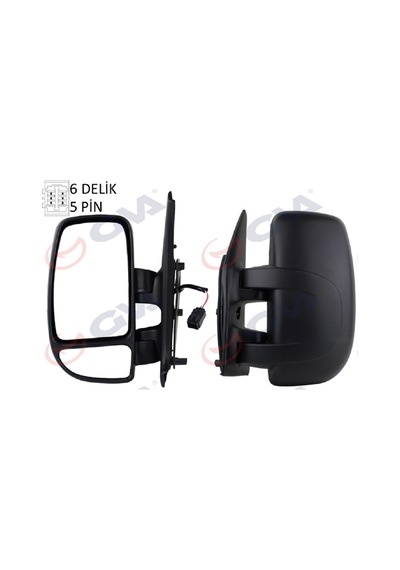 Dış Dikiz Aynası Sol Master Iı 01 Movano 04 Elektrikli +ısıtmalı+konveks 5 Fiş Vm-969ehl
