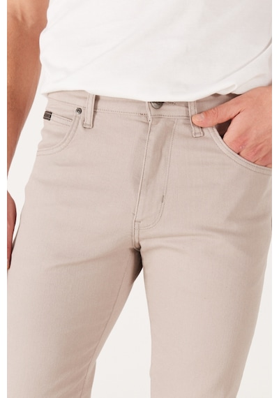 Wrangler Arizona Straight Fit Düz Kesim Normal Bel Düz Paça Esnek Mavi Erkek Pantolon W211842013 Açık Mavi