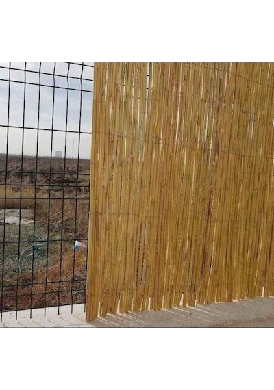 Doğal Bambu Kamış Çit Hasır Gölgelik