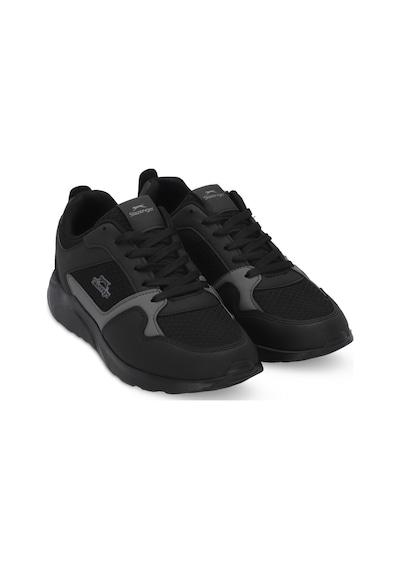 Slazenger Eagle I Erkek Siyah / Siyah Koşu & Yürüyüş Spor Ayakkabısı Siyah / Siyah