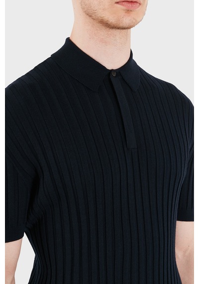 Emporio Armani Erkek Polo Yaka Kazak Em004389 Af23418 Ub118 Lacivert