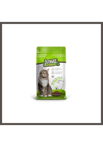 Jungle Kedi Maması Tavuklu & Balıklı 1,5 Kg 1 Adet Nxrlvng
