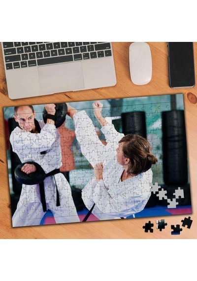 Tekvando-eğitim 240 Parça Puzzle Yapboz-024851
