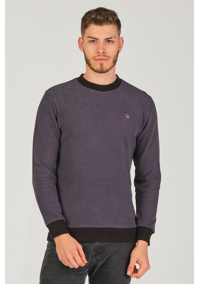 V4004 Dewberry Erkek Sweatshırt-antrasit Antrasit