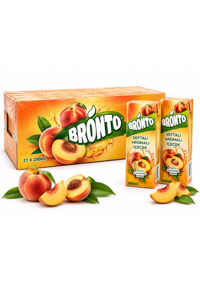 Şeftali Aromalı İçecek 200 Ml X 27 Adet Koli