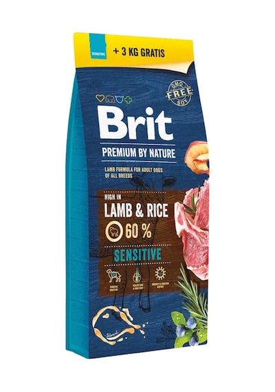 Premium Nature Sensitive Kuzulu Ve Pirinçli Yetişkin Köpek Maması 15kg + 3kg