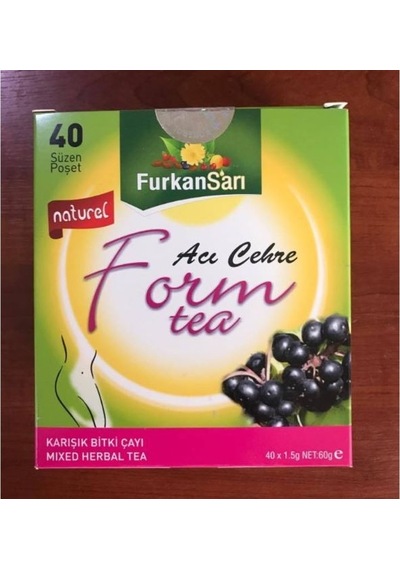 Furkan Sarı Acı Cehre Form Karışık Bitki Süzen Poşet Çay 40 x 1.5 G