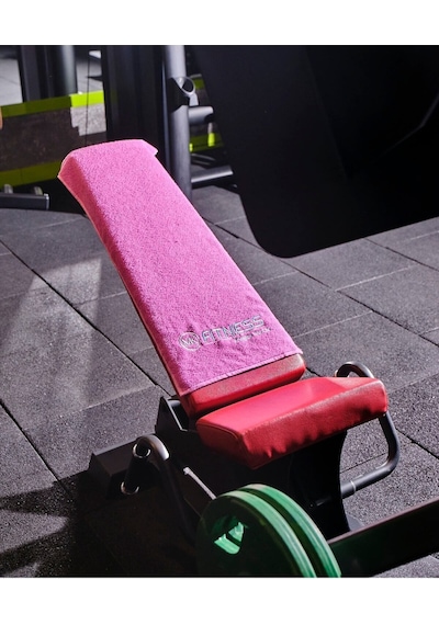Spor Fitness Havlusu 40x100 Cm Pamuklu Pembe