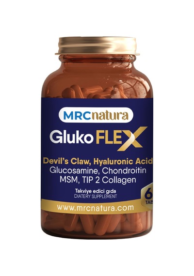 Mrc Natura Glukoflex Tablet, Glukozamin, Kondroitin, Msm, Tip 2 Kollajen Ve Hiyaluronik Asit İçeren Takviye Edici Gıda 60 Tablet