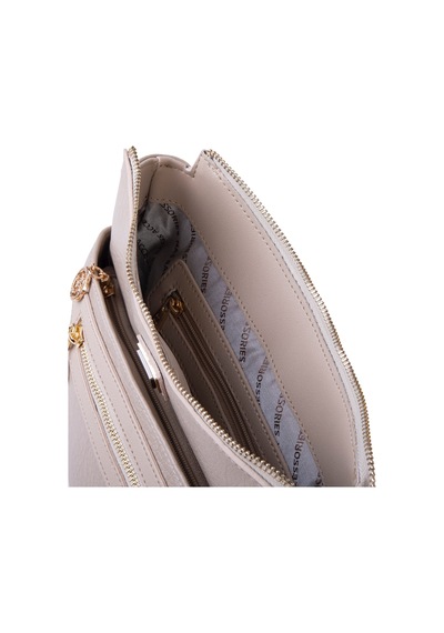 Nas Bag Kadın Spor Şık Günlük Postacı Çapraz Çanta En 25 Cm Boy 22 Cm Kum Victoria