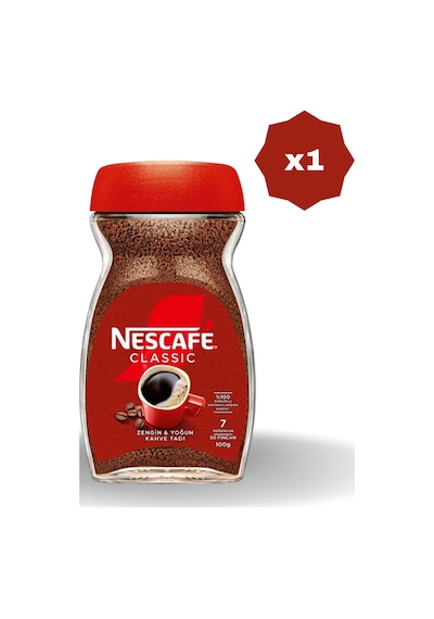 Nestle Nescafe Classic Cam 100 Gr - 1 Adet Granül