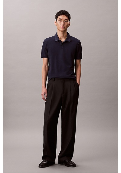 Calvin Klein Ss Refined Pique Tipped Classic Erkek Polo Yaka T-shirt Lacivert-24469