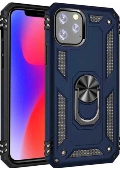 Apple Uyumlu iPhone 11 Pro Max Kılıf Zore Vega Kapak Mavi