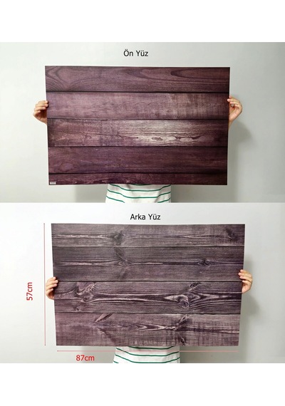 Ürün , Yemek , Reklam Vb. Çekimleri İçin 57x87cm Çift Taraflı Backdrop Fotograf Zemini Fonu No.84