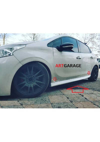 Peugeot 208 Uyumlu Aero Marşpiyel Takımı-boyasız
