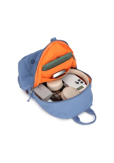 Smart Bags J.mavi Ultra Hafif Kumaş Orta Boy Tablet Bölmeli Günlük Kadın Sırt Çantası Jeans Mavi