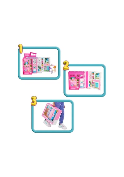 Barbie'nin Portatif Evi 2024 Hrj77 Barbie