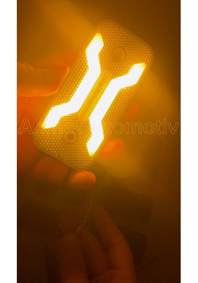 Ahmet Otomotiv 10 Adet Füme Dark Model Sarı-turuncu Led Lamba