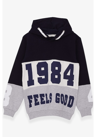 Breeze Erkek Çocuk Sweatshirt Baskılı 8-14 Yaş, Lacivert