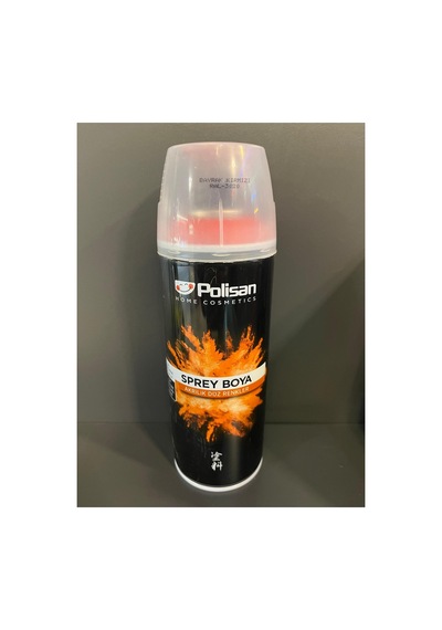 Polisan Bayrak Kırmızı Akrilik Sprey Boya Ral-3020 400 Ml Bayrak Kırmızı Bayrak Kırmızı