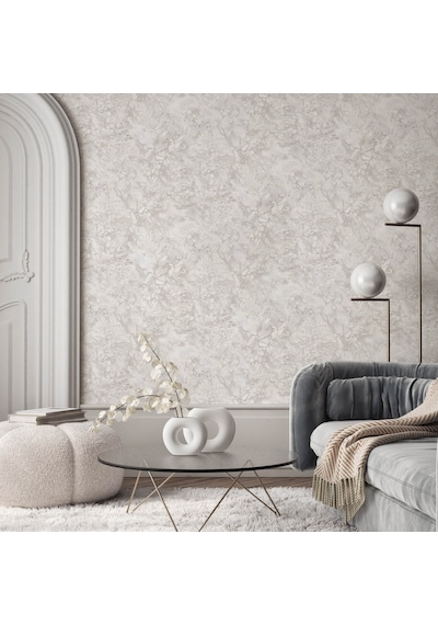 Adawall Roka 23101-6 Mermer Desenli Düz Sade Duvar Kağıdı