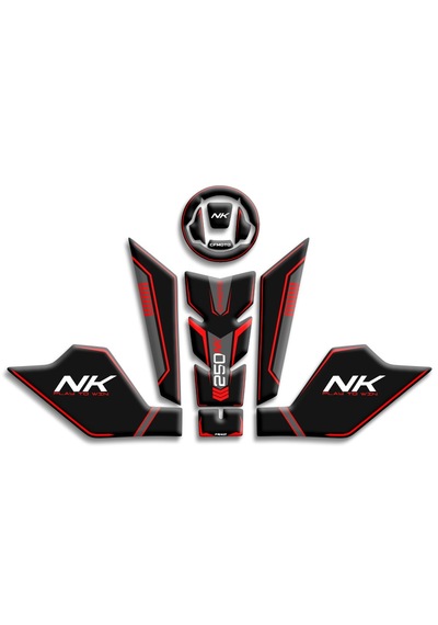 Cf Moto 250 Nk Tank Pad Set 2023/2024 Uyumlu 03 Çok Renkli