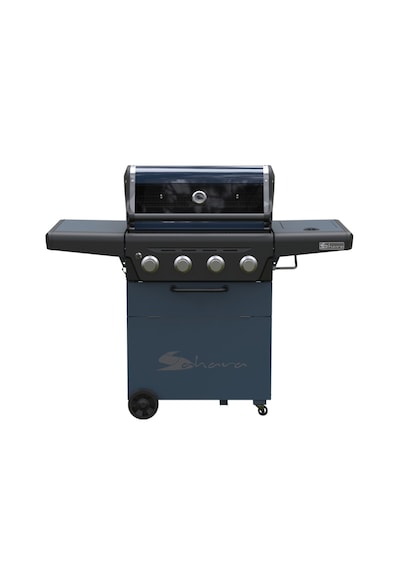 Aygaz X450 Klasik Barbekü - 4 Brülör, Elektronik Ateşleme, Mavi Gri, Dış Mekan Kullanımına Uygun Gri