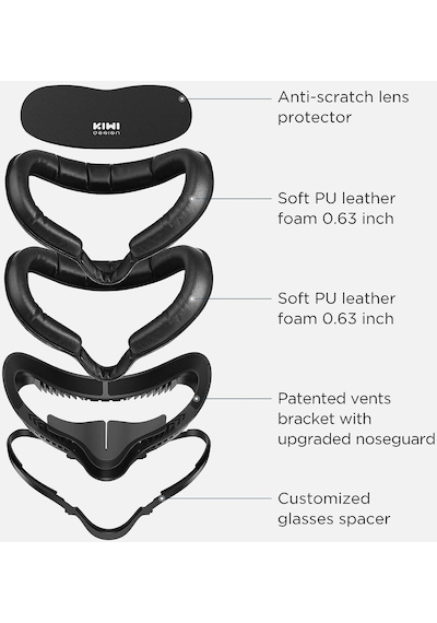 Kıwı Design Yüz Yastık Pedi Uyumlu - Quest 2 Aksesuarı